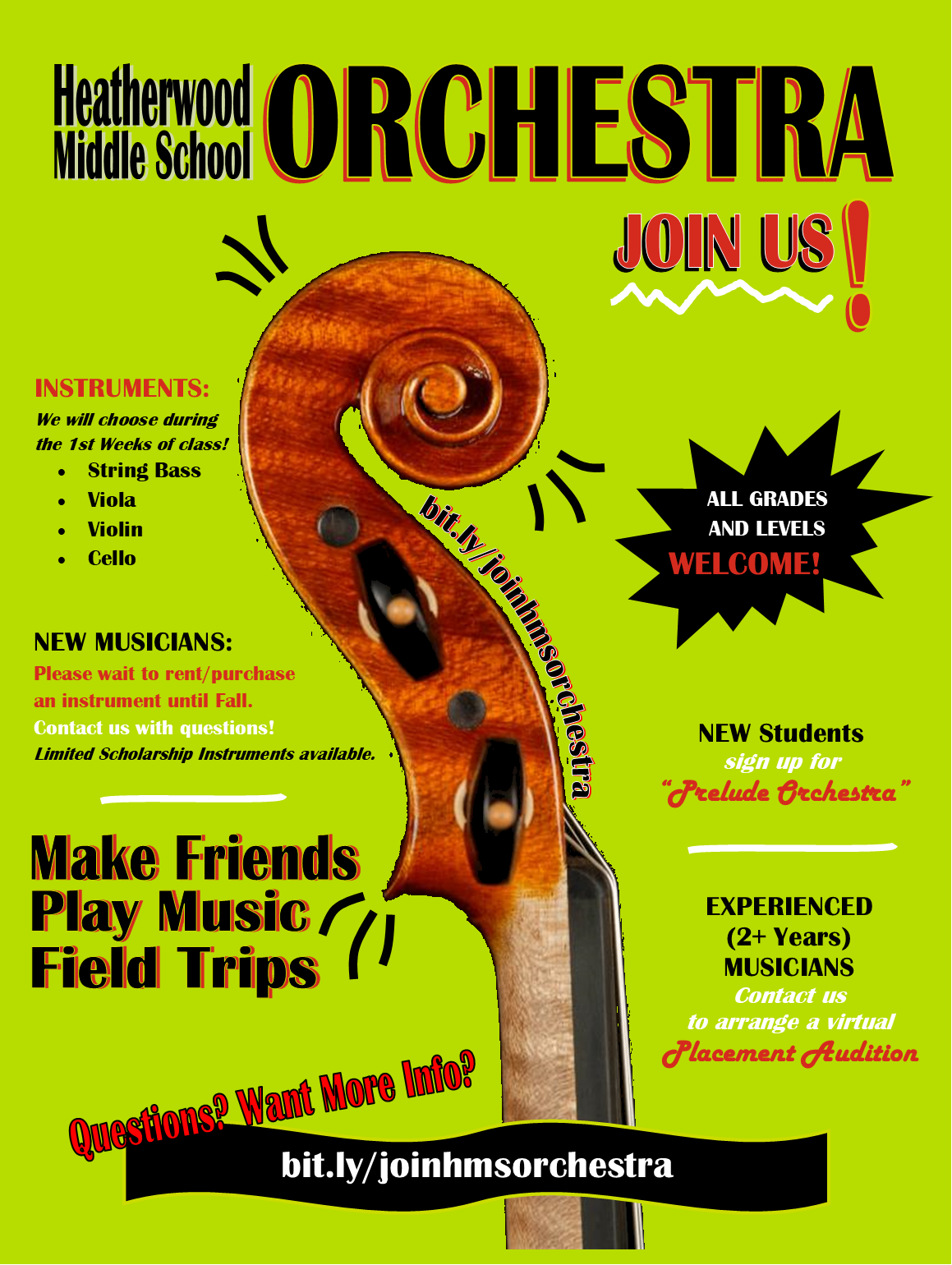 Join Orchestra Poster Join Orchestra Poster